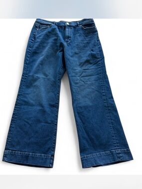 Loft Petite High Rise Wide Leg Jeans (14 Petite)
